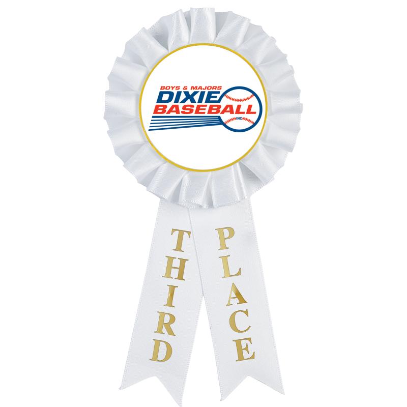 3RD PLACE MYLAR ROSETTES