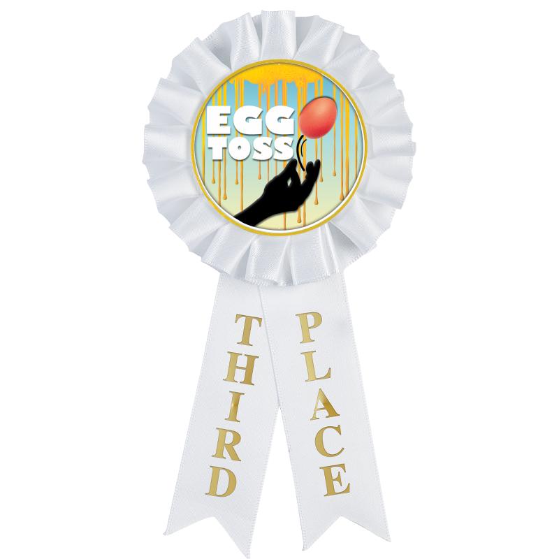 3RD PLACE MYLAR ROSETTES
