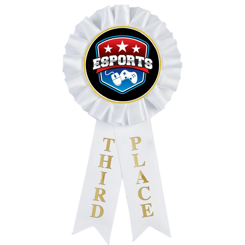 3RD PLACE MYLAR ROSETTES