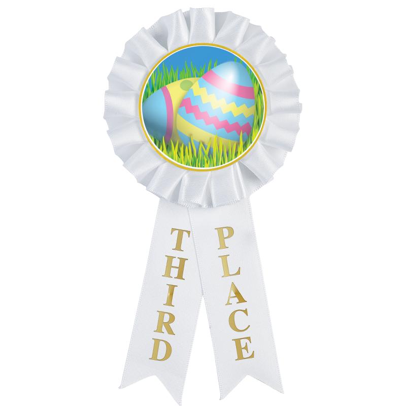 3RD PLACE MYLAR ROSETTES