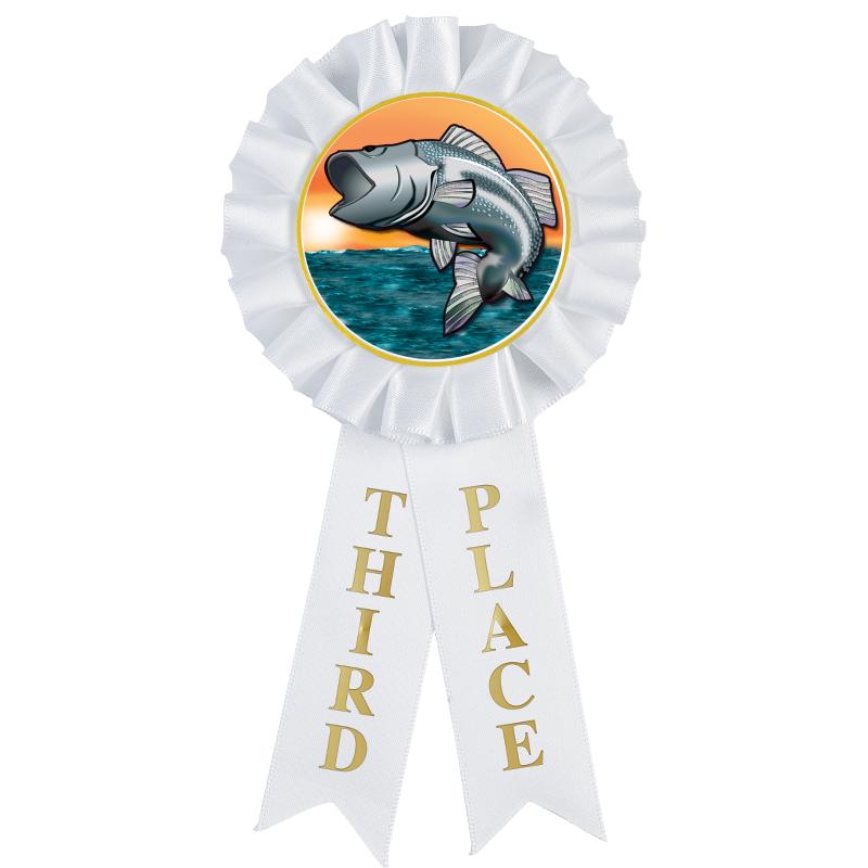 3RD PLACE MYLAR ROSETTES