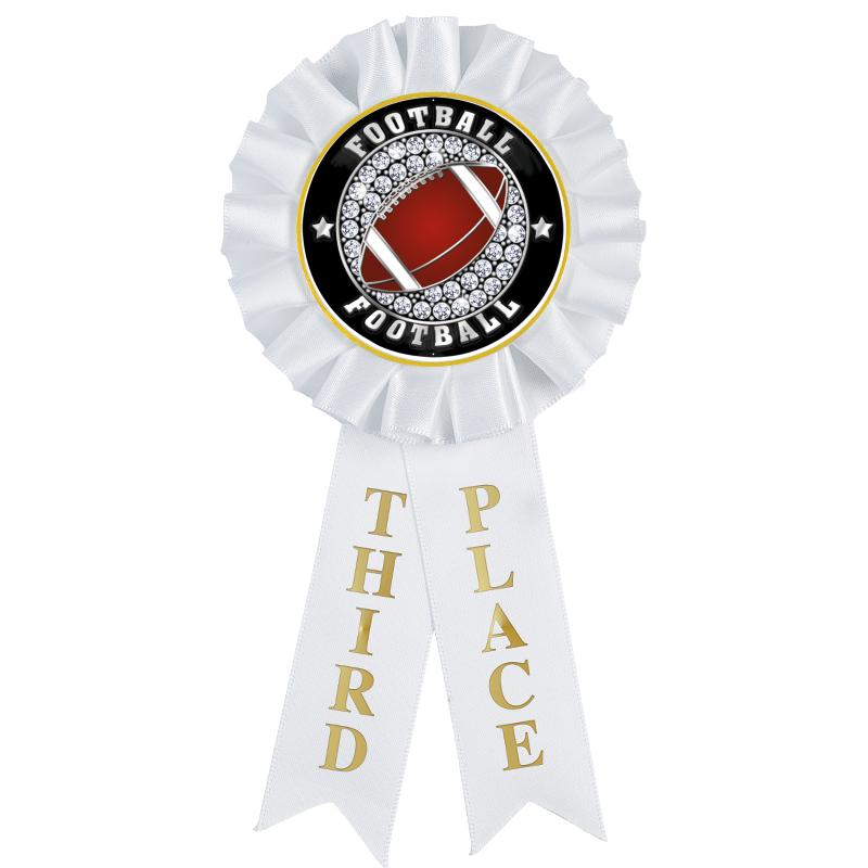 3RD PLACE MYLAR ROSETTES