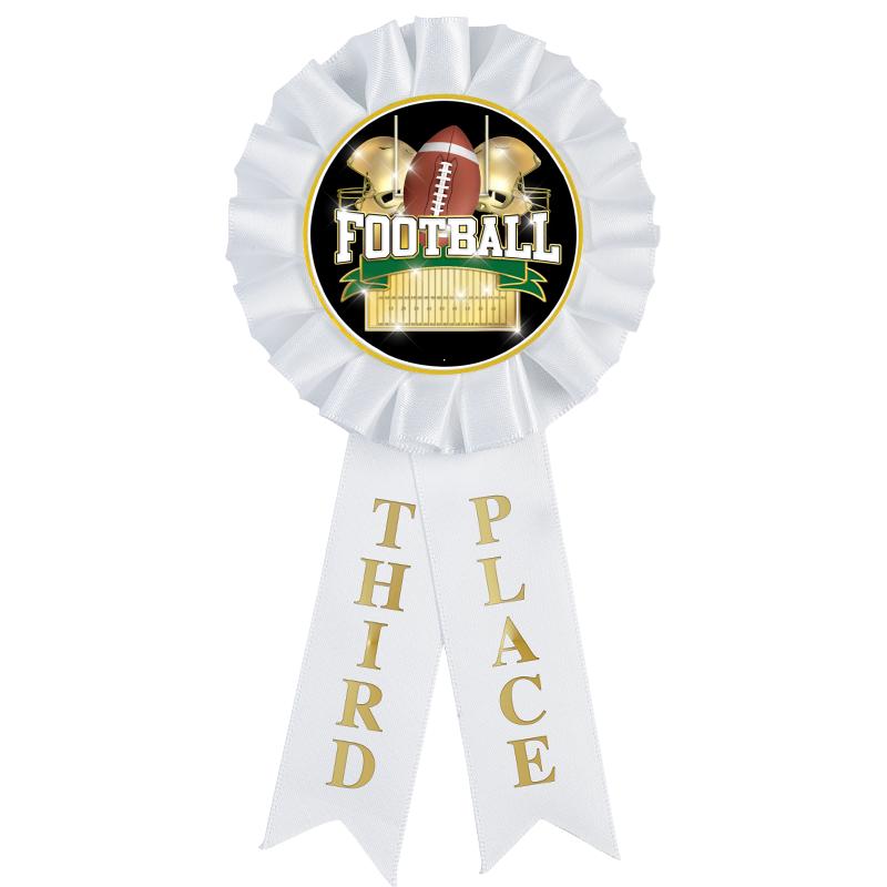 3RD PLACE MYLAR ROSETTES