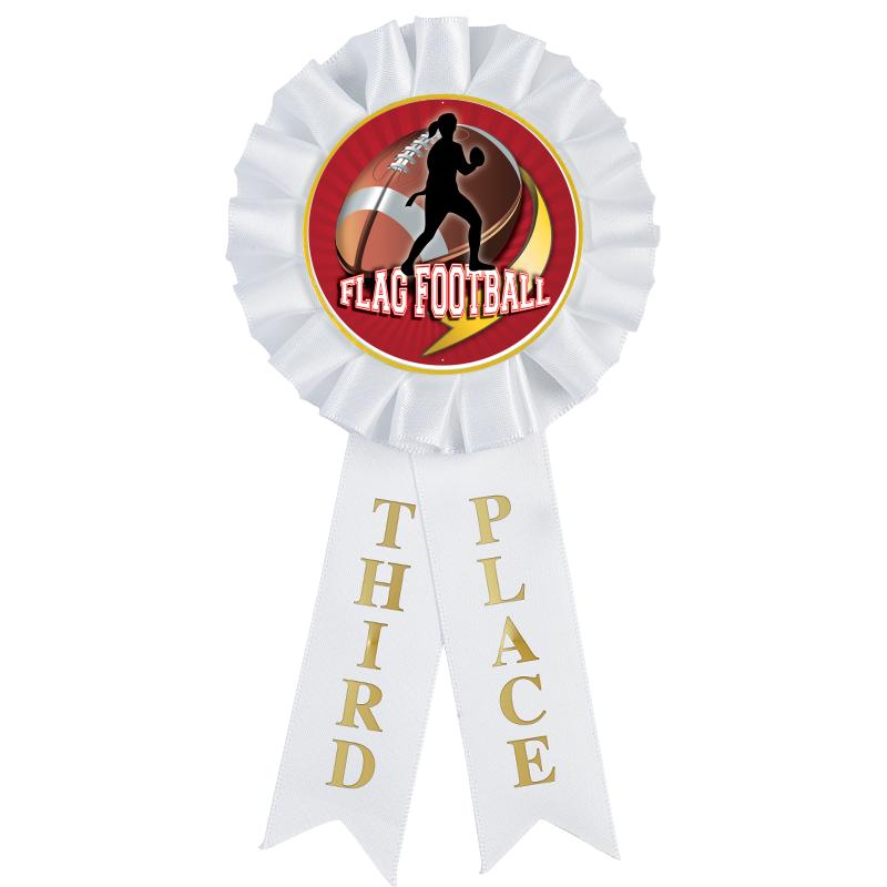 3RD PLACE MYLAR ROSETTES