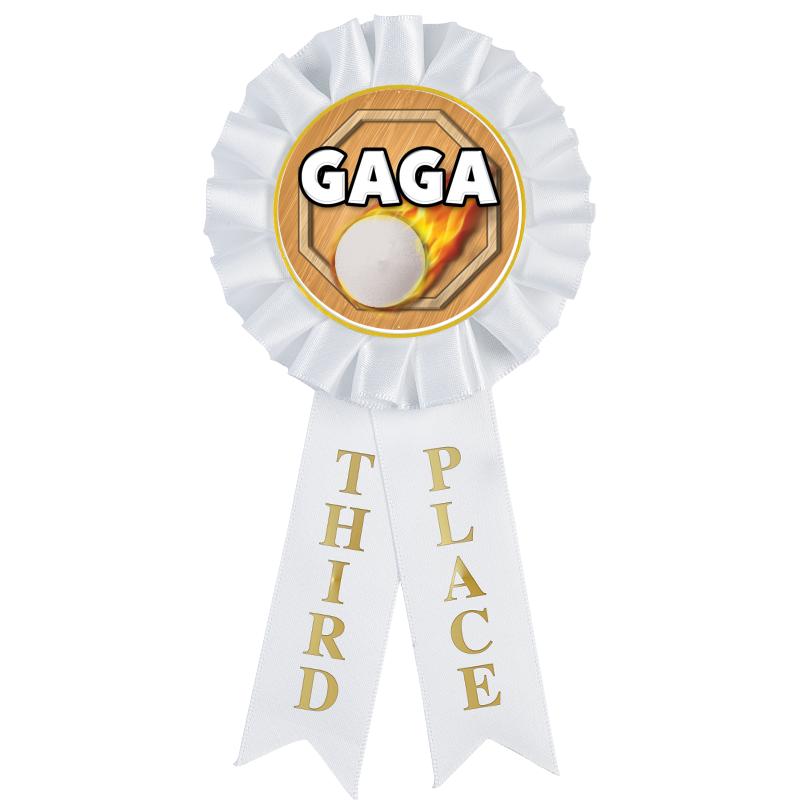 3RD PLACE MYLAR ROSETTES