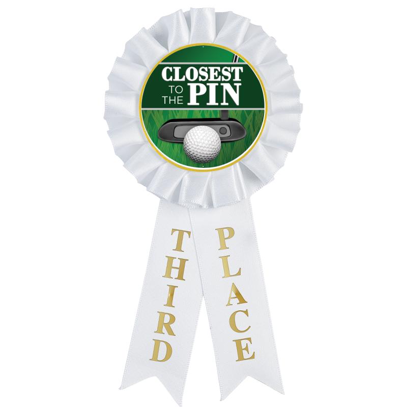 3RD PLACE MYLAR ROSETTES