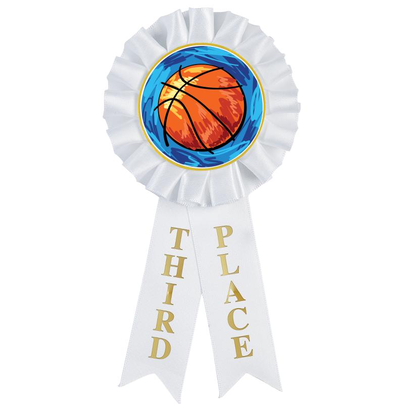 3RD PLACE MYLAR ROSETTES