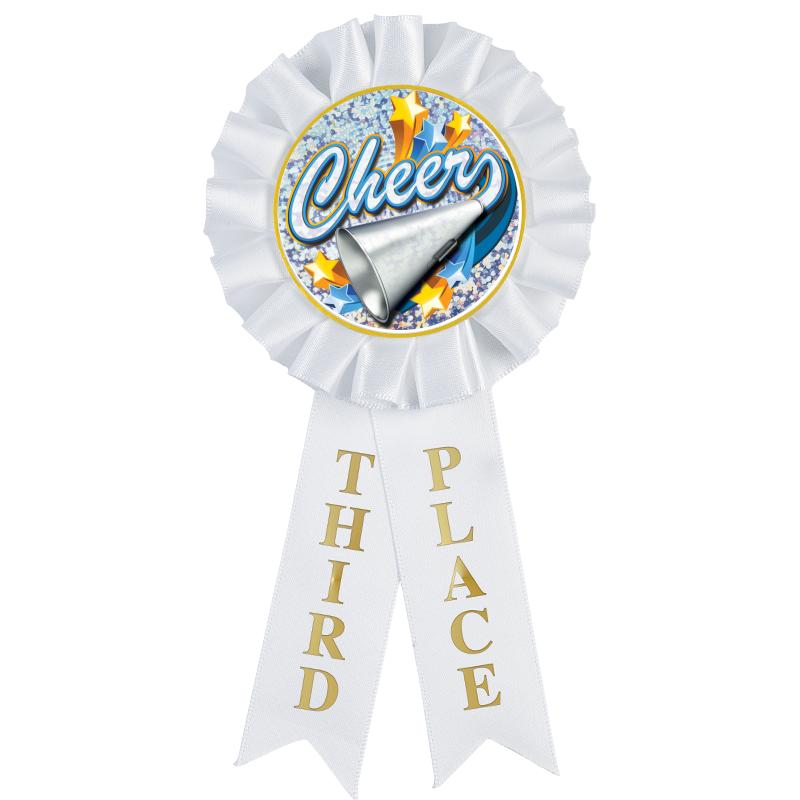 3RD PLACE MYLAR ROSETTES