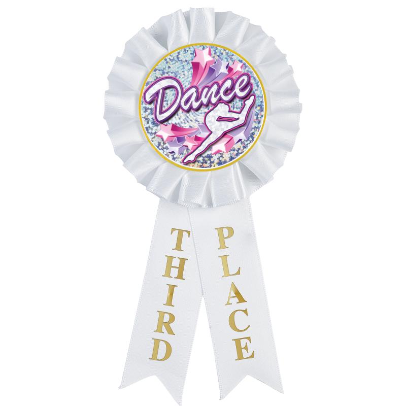 3RD PLACE MYLAR ROSETTES