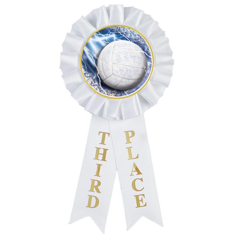 3RD PLACE MYLAR ROSETTES