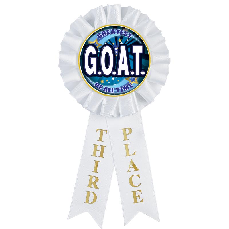 3RD PLACE MYLAR ROSETTES