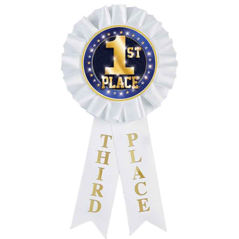 3RD PLACE MYLAR ROSETTES