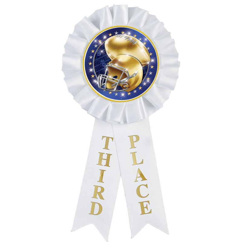 3RD PLACE MYLAR ROSETTES