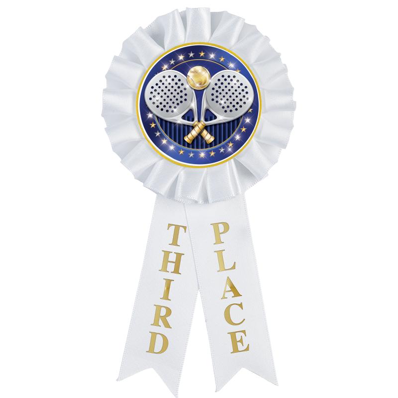 3RD PLACE MYLAR ROSETTES