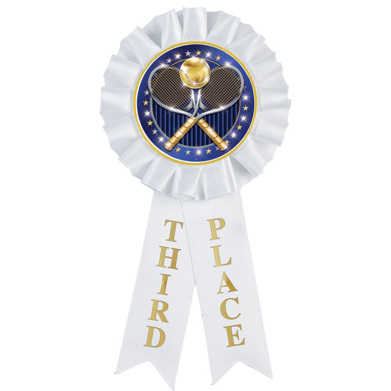 3RD PLACE MYLAR ROSETTES