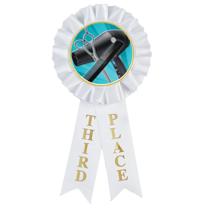 3RD PLACE MYLAR ROSETTES