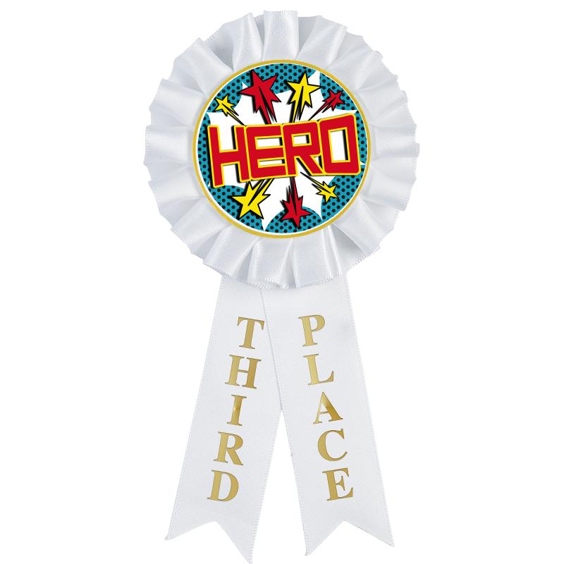 3RD PLACE MYLAR ROSETTES