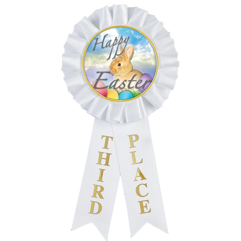 3RD PLACE MYLAR ROSETTES