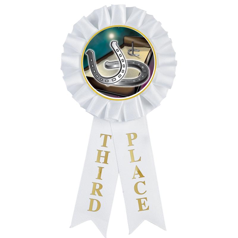 3RD PLACE MYLAR ROSETTES