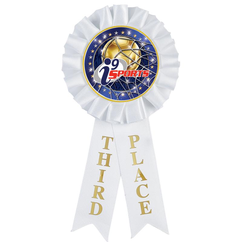 3RD PLACE MYLAR ROSETTES