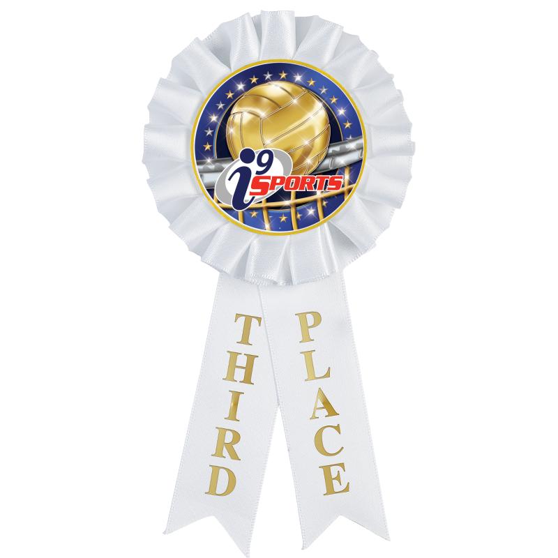 3RD PLACE MYLAR ROSETTES