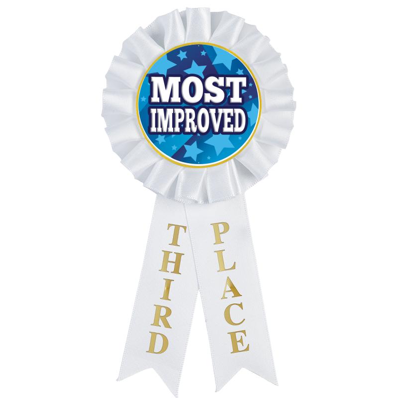 3RD PLACE MYLAR ROSETTES