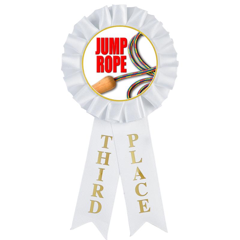 3RD PLACE MYLAR ROSETTES