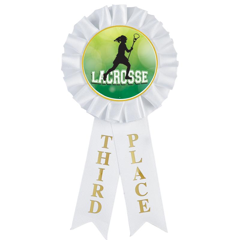 3RD PLACE MYLAR ROSETTES