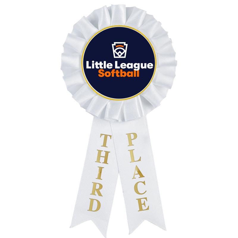 3RD PLACE MYLAR ROSETTES