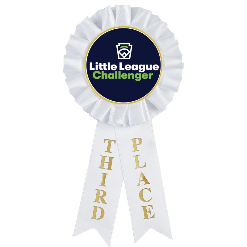 3RD PLACE MYLAR ROSETTES