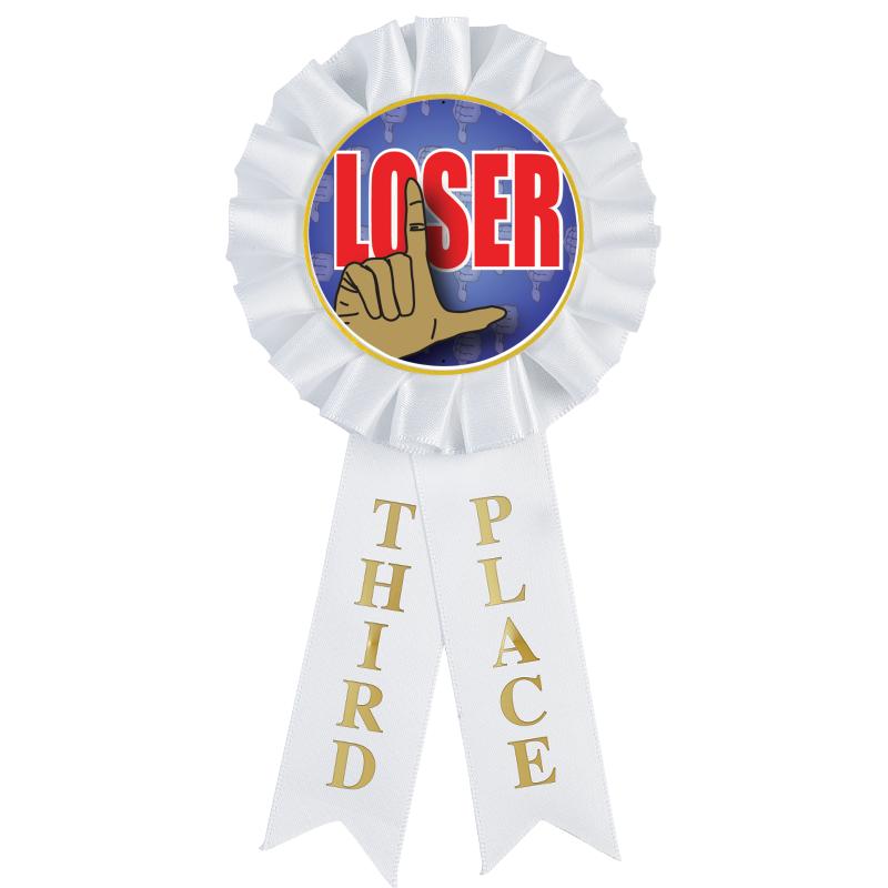 3RD PLACE MYLAR ROSETTES