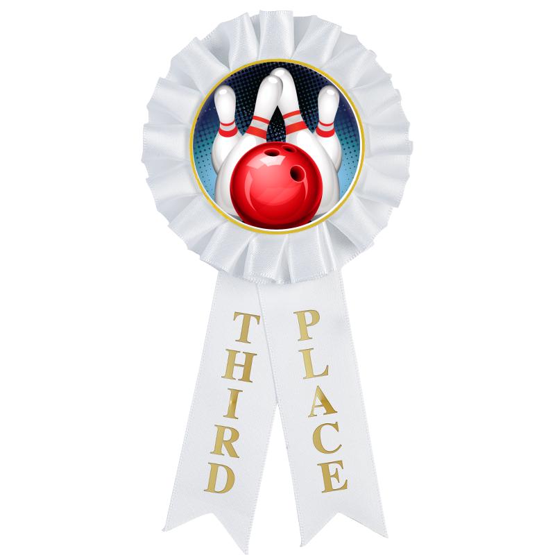 3RD PLACE MYLAR ROSETTES