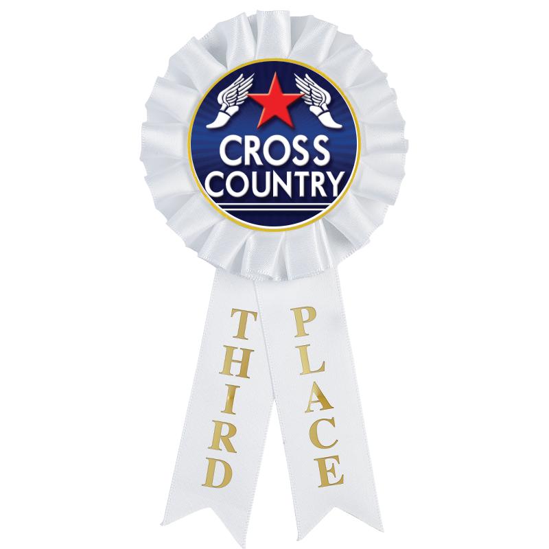 3RD PLACE MYLAR ROSETTES