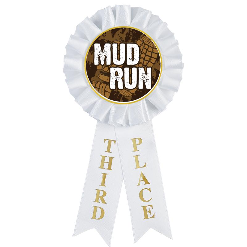 3RD PLACE MYLAR ROSETTES