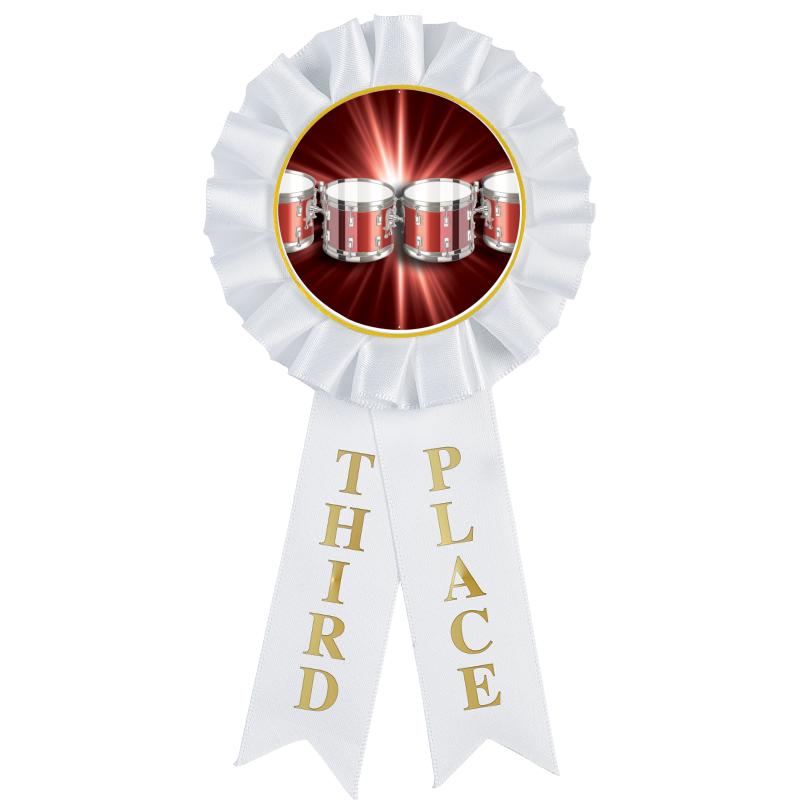 3RD PLACE MYLAR ROSETTES