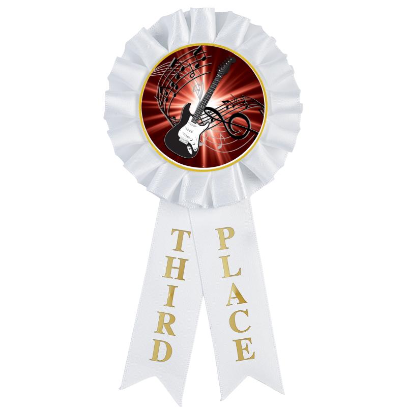 3RD PLACE MYLAR ROSETTES