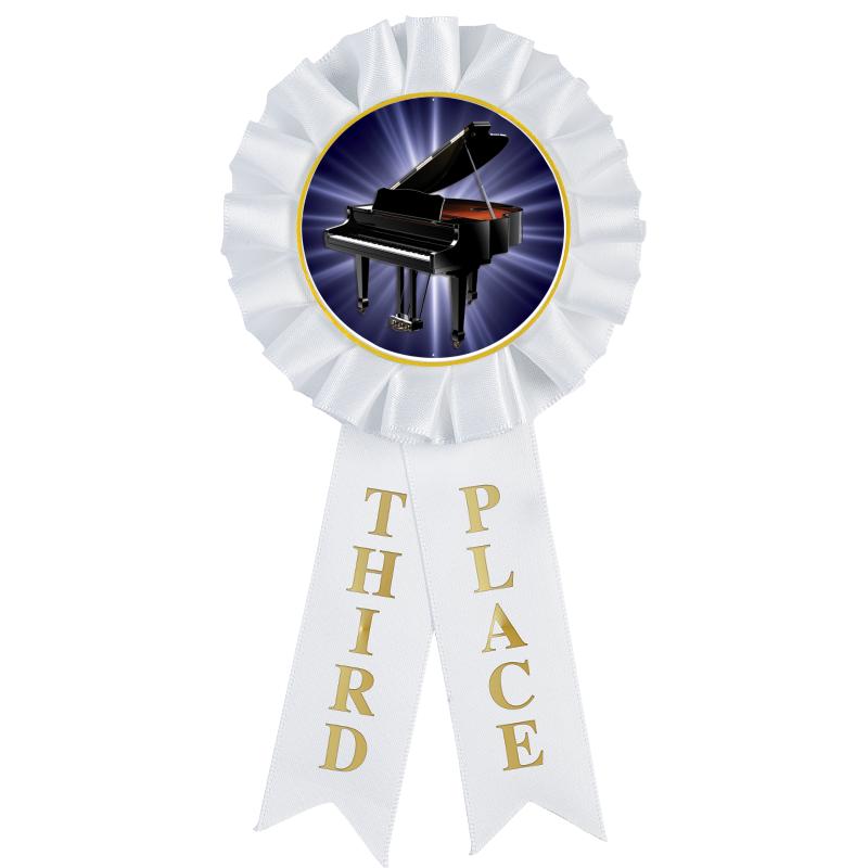 3RD PLACE MYLAR ROSETTES