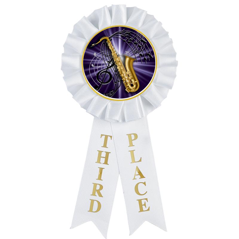 3RD PLACE MYLAR ROSETTES