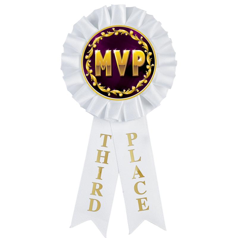 3RD PLACE MYLAR ROSETTES