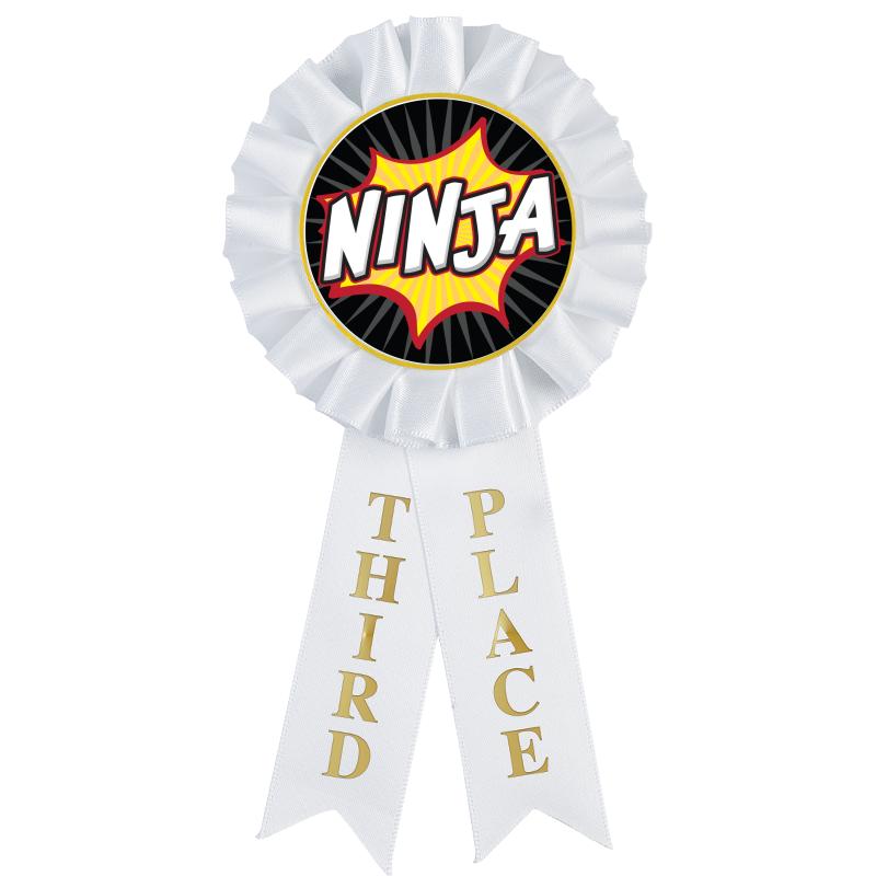 3RD PLACE MYLAR ROSETTES