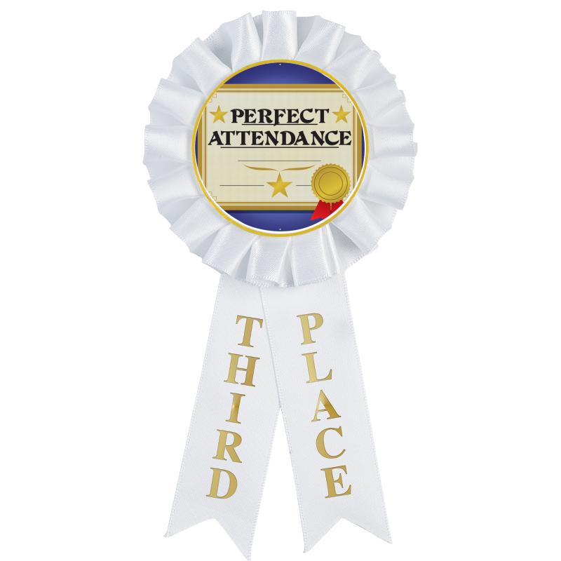 3RD PLACE MYLAR ROSETTES