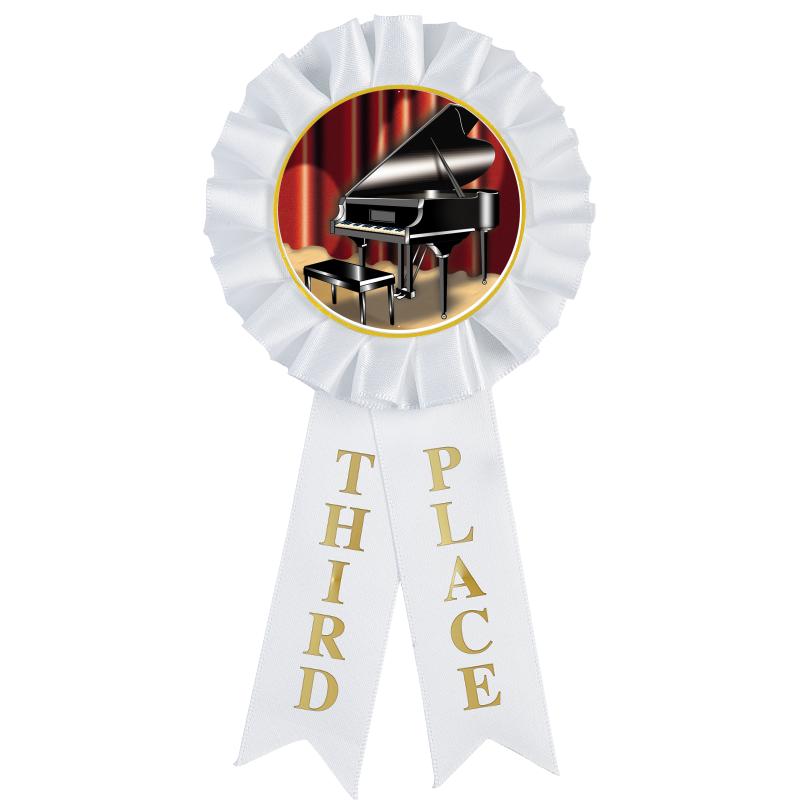 3RD PLACE MYLAR ROSETTES