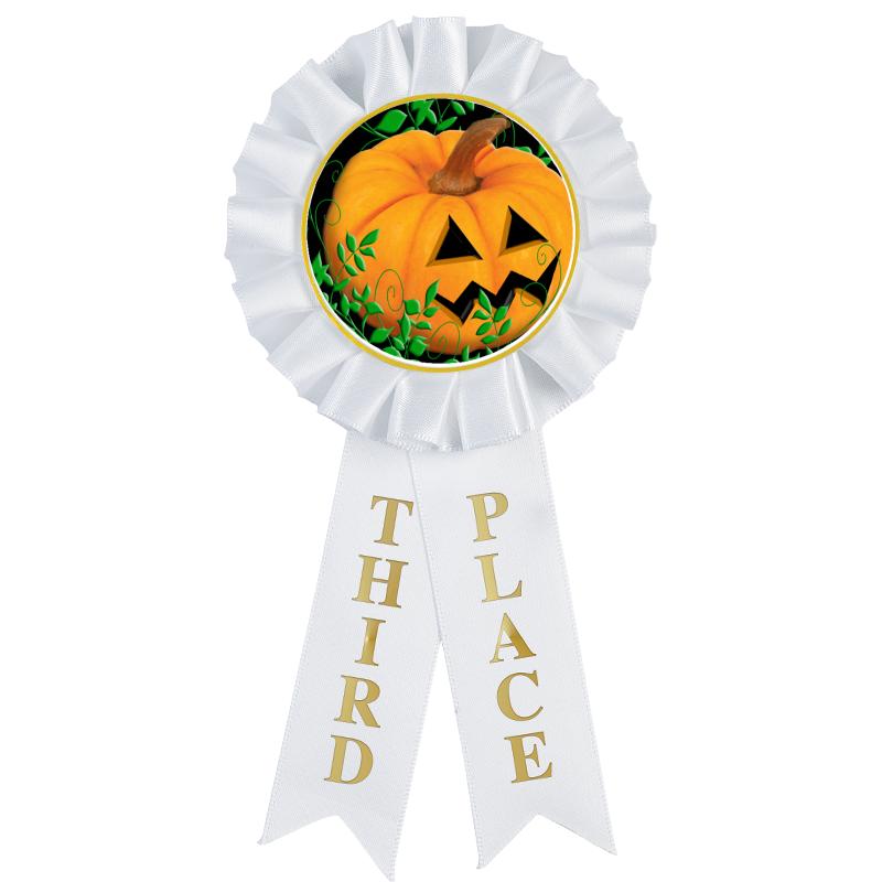 3RD PLACE MYLAR ROSETTES