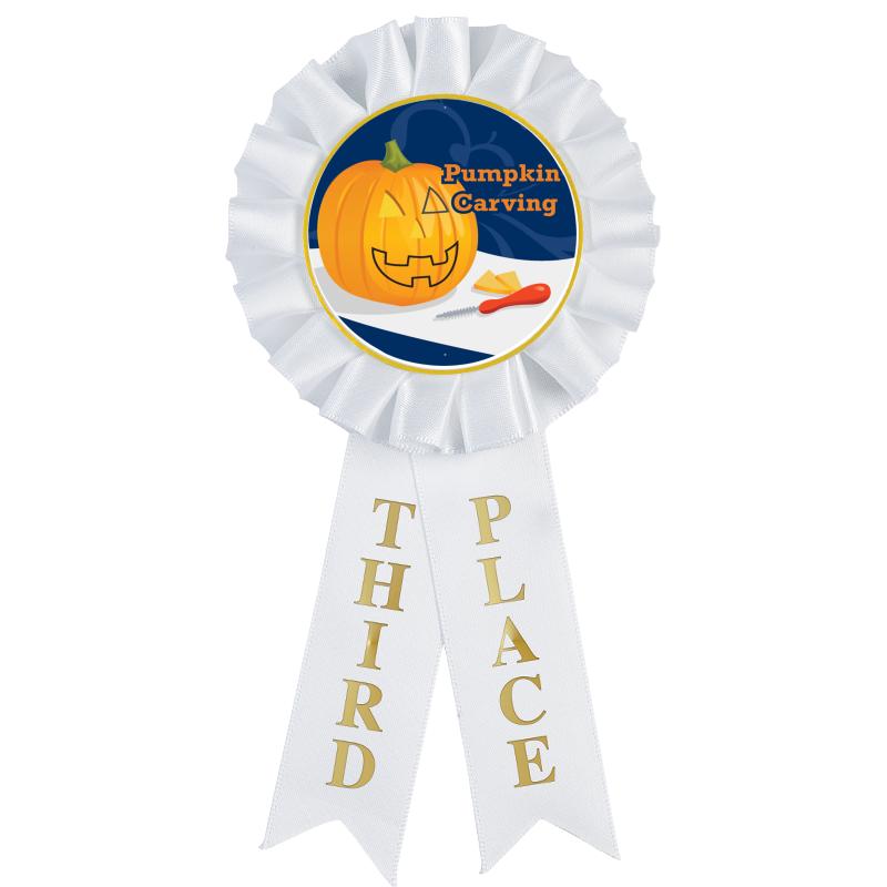 3RD PLACE MYLAR ROSETTES