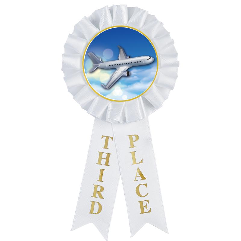 3RD PLACE MYLAR ROSETTES