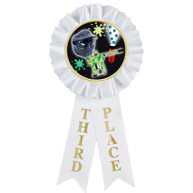 3RD PLACE MYLAR ROSETTES