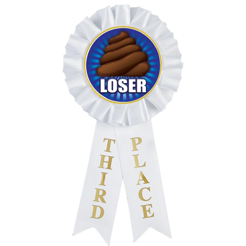 3RD PLACE MYLAR ROSETTES