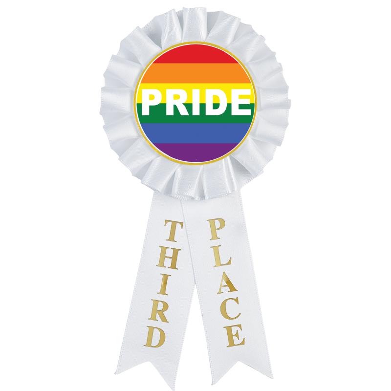 3RD PLACE MYLAR ROSETTES