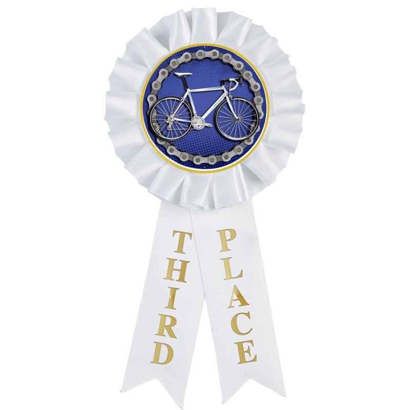 3RD PLACE MYLAR ROSETTES