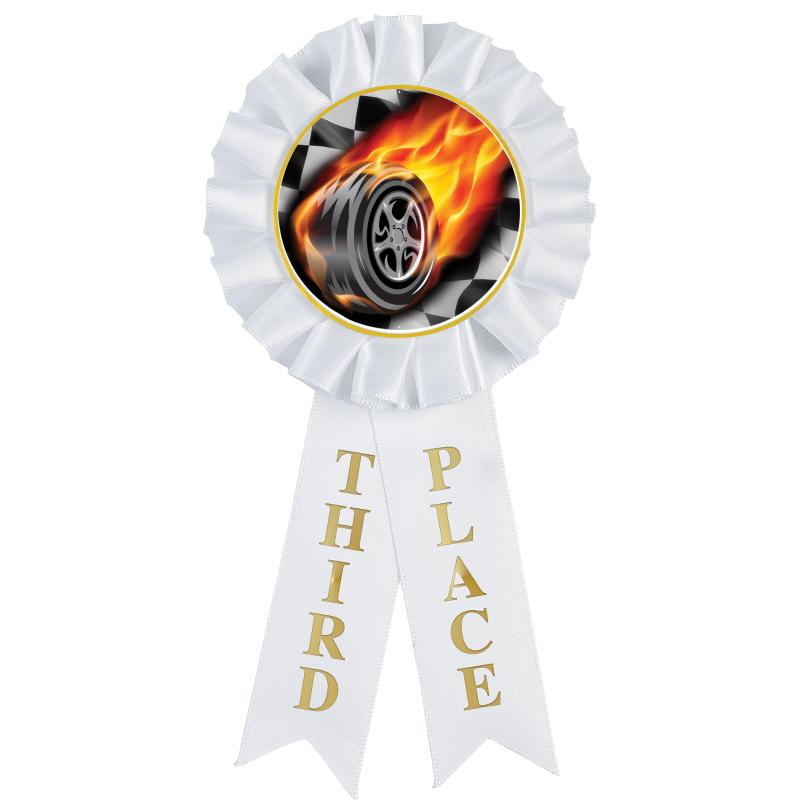 3RD PLACE MYLAR ROSETTES